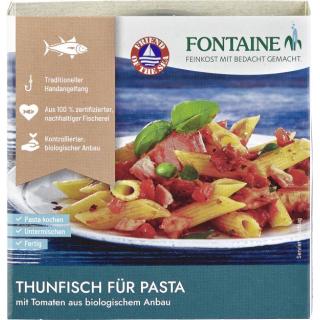 Thunfisch für Pasta -Tomate