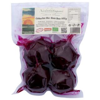 Rote Bete gegart im Beutel