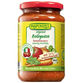 Vegane Bolognese mit Soja