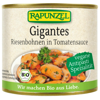 Gigantes Riesenbohnen in Tomatensauce, in der Dose