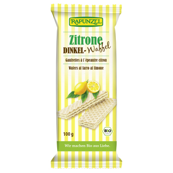 Vollkornwaffeln Zitrone