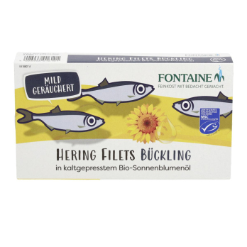 Bücklingsfilet in Bio-Sonnenblumenöl