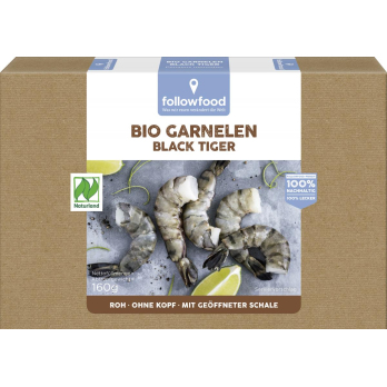 Bio Black Tiger Garnelen