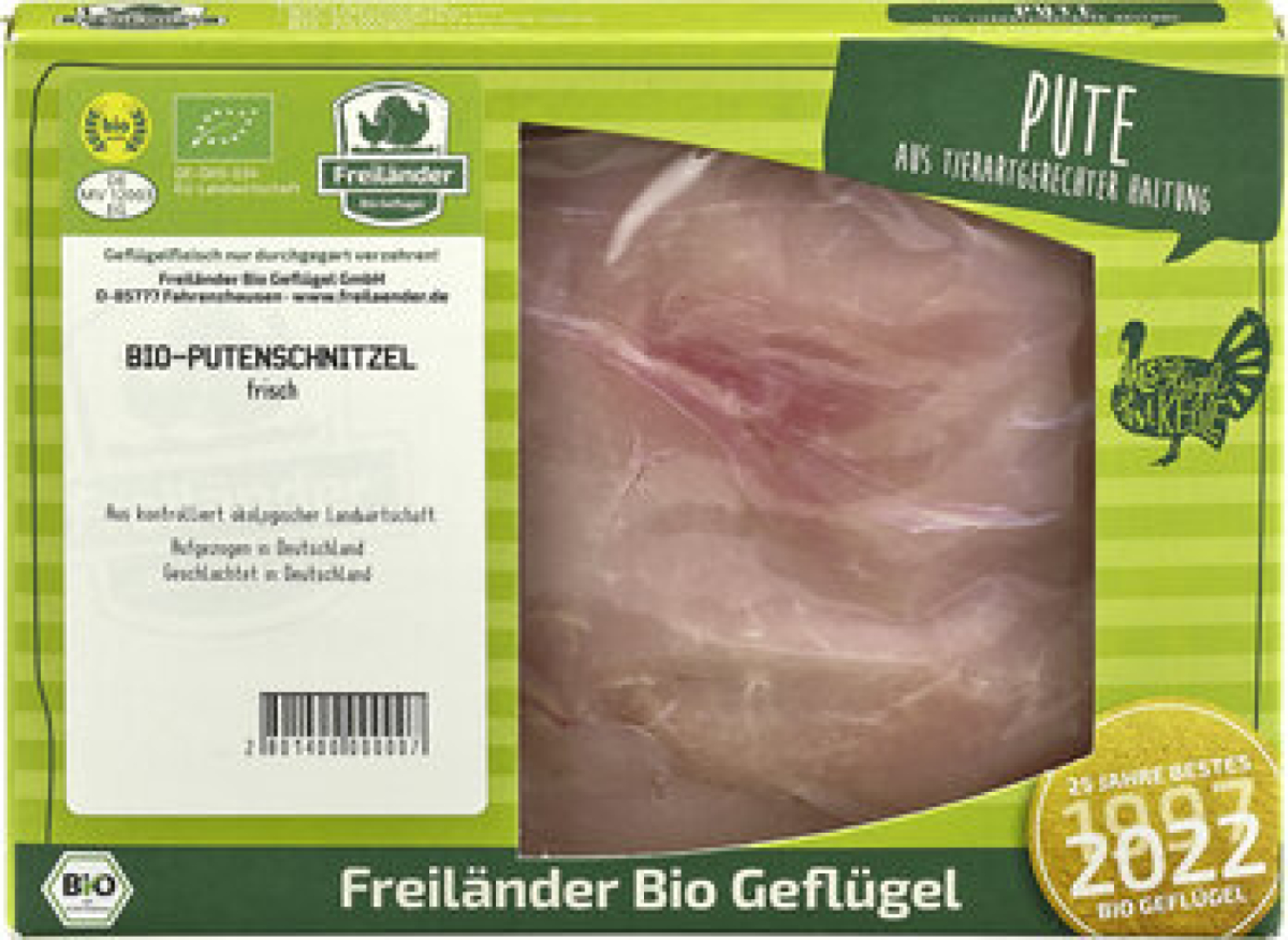 Putenschnitzel, ca. 300g