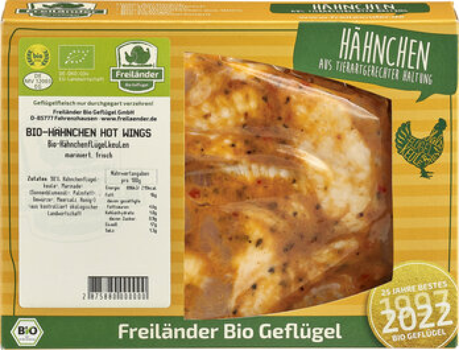Hähnchenflügel Keule "Hot Wings", 8-10Stk./ 1kg