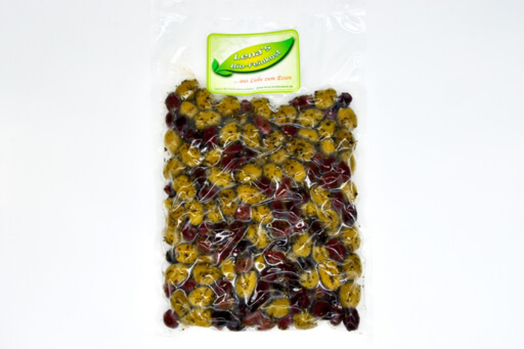 Oliven gemischt, gekräutert, 500g