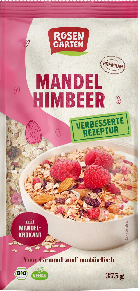 Mandel-Himbeer Müsli