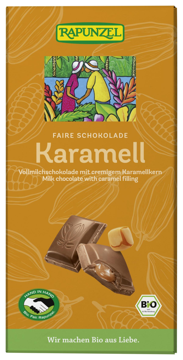 Vollmilch Schokolade Caramel HIH