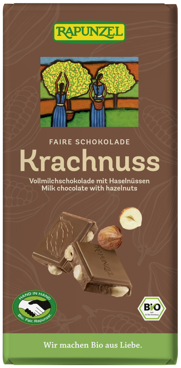 Krachnuss Vollmilch Schokolade Haselnuss HIH