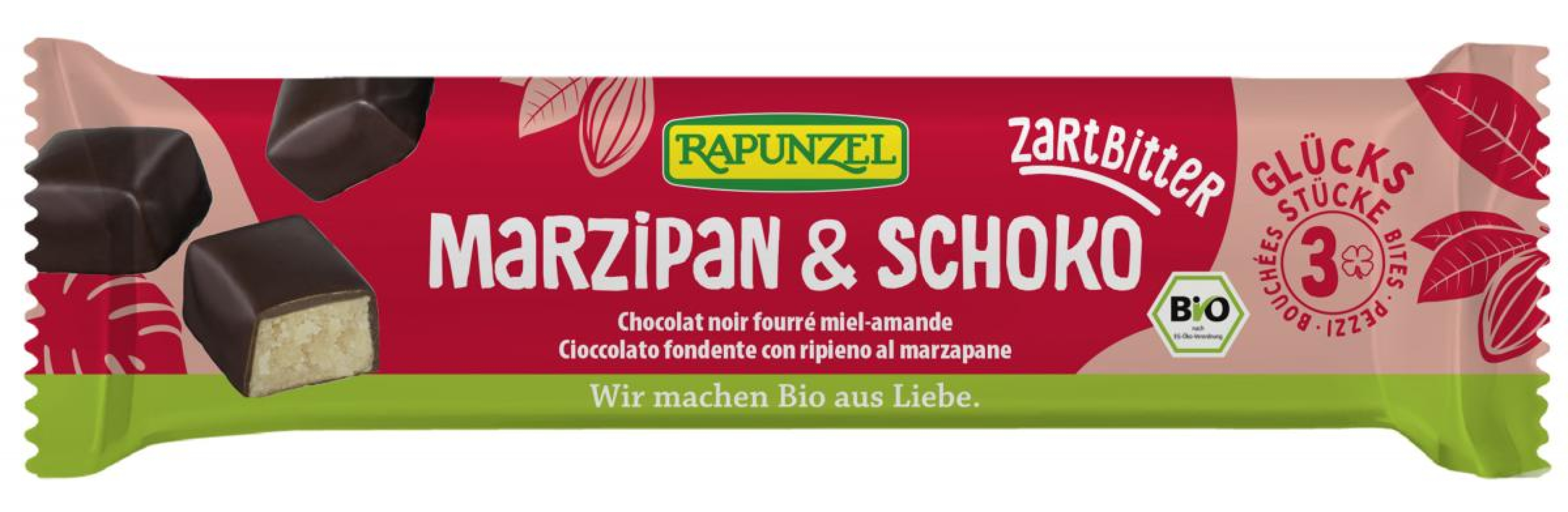 Marzipan-Happen Zartbitter