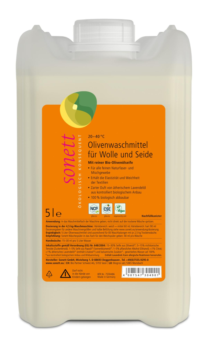 Olivenwaschmittel Wolle+Seide, VORBESTELLARTIKEL
