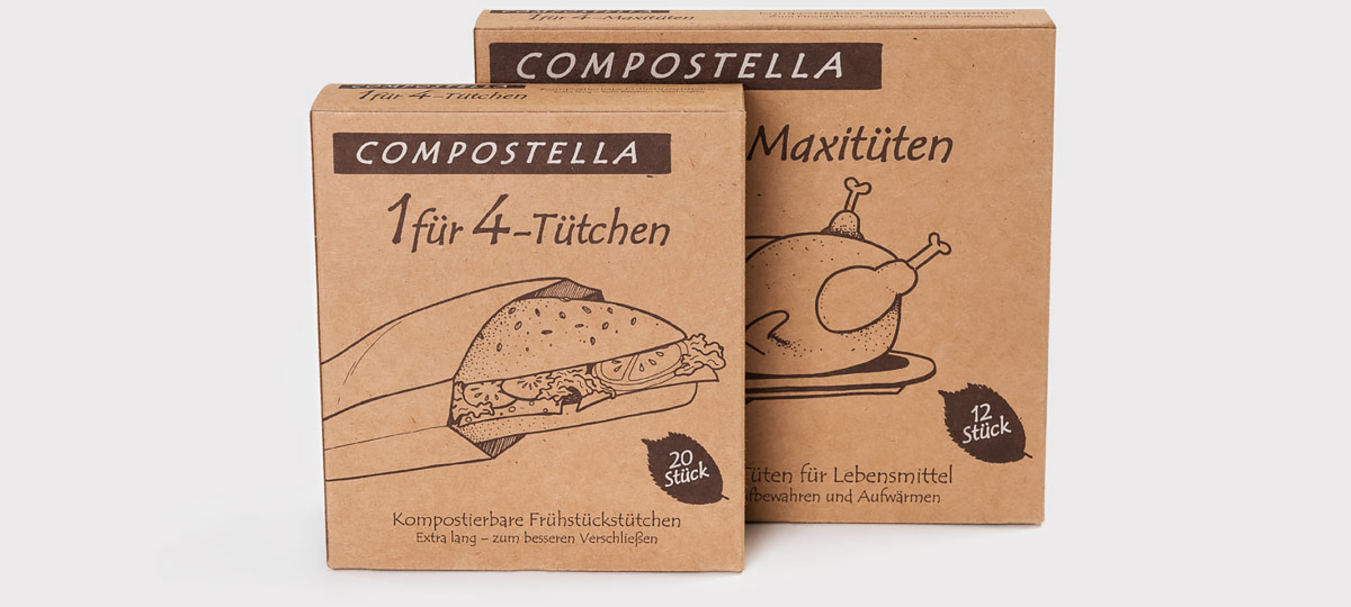 Compostella "1 für 4" -Maxitüten