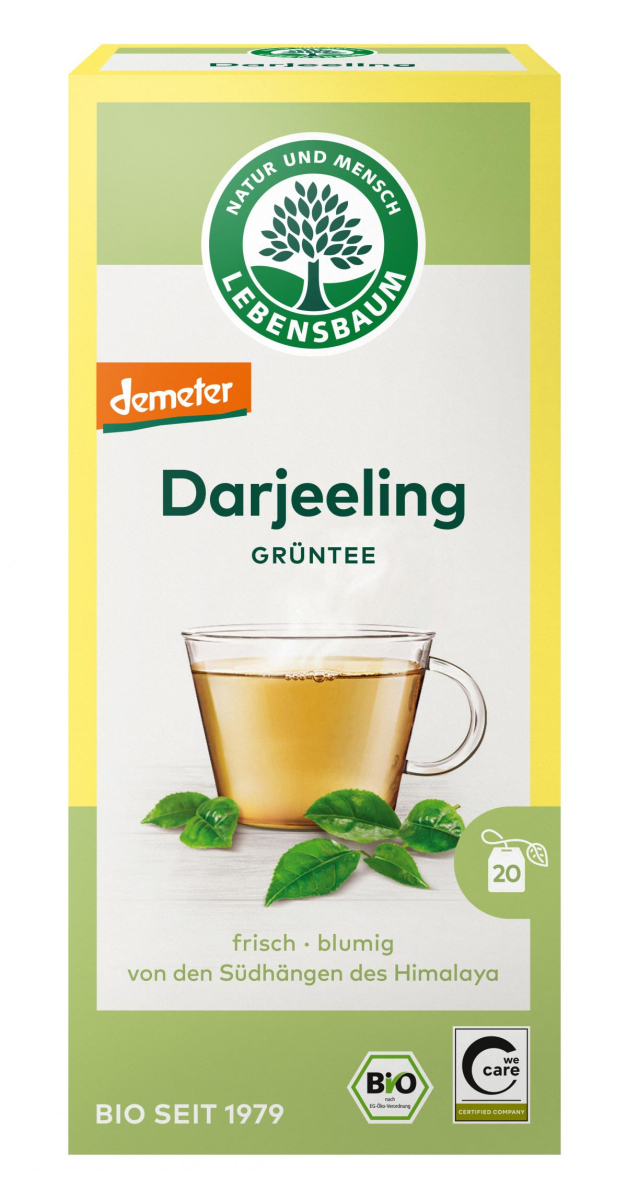 Grüntee Darjeeling,  20 Beutel