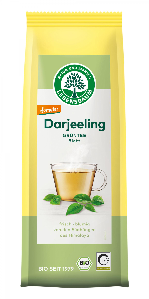 Grüntee Darjeeling, Blatt