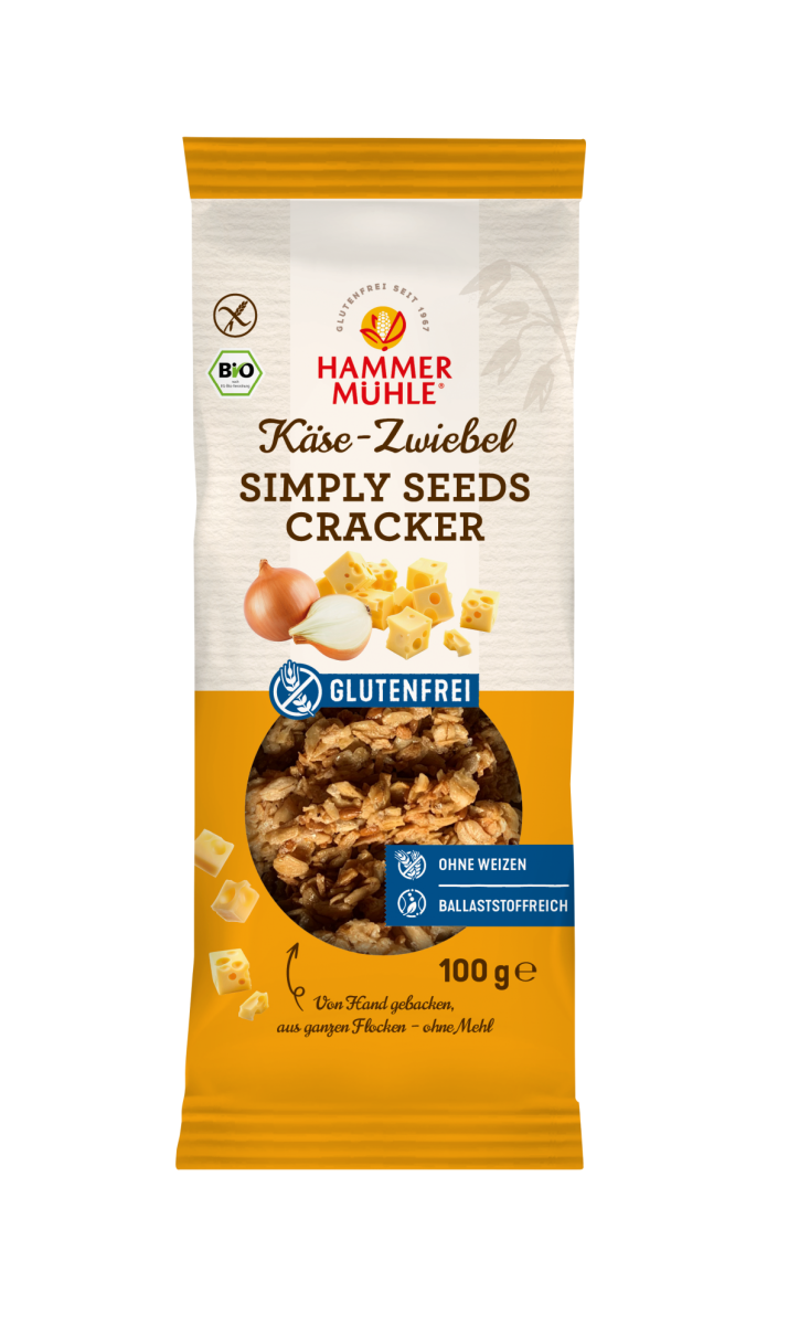 S. Seeds Cracker Käse Zwieb