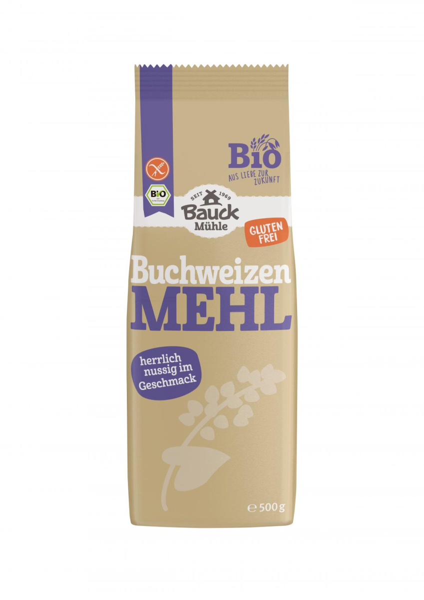 Buchweizenmehl, Vollkorn, glutenfrei