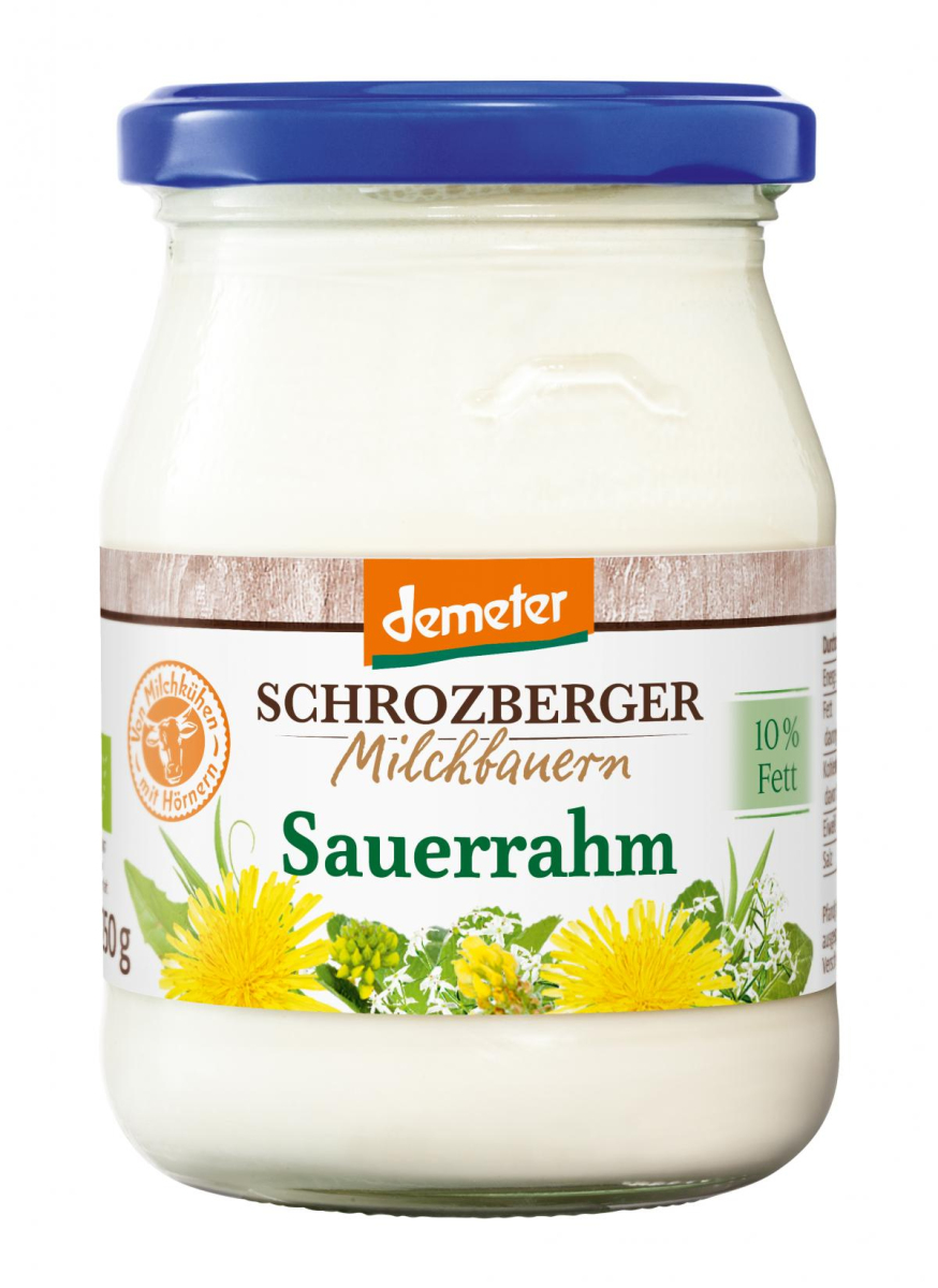 Sauerrahm im Glas