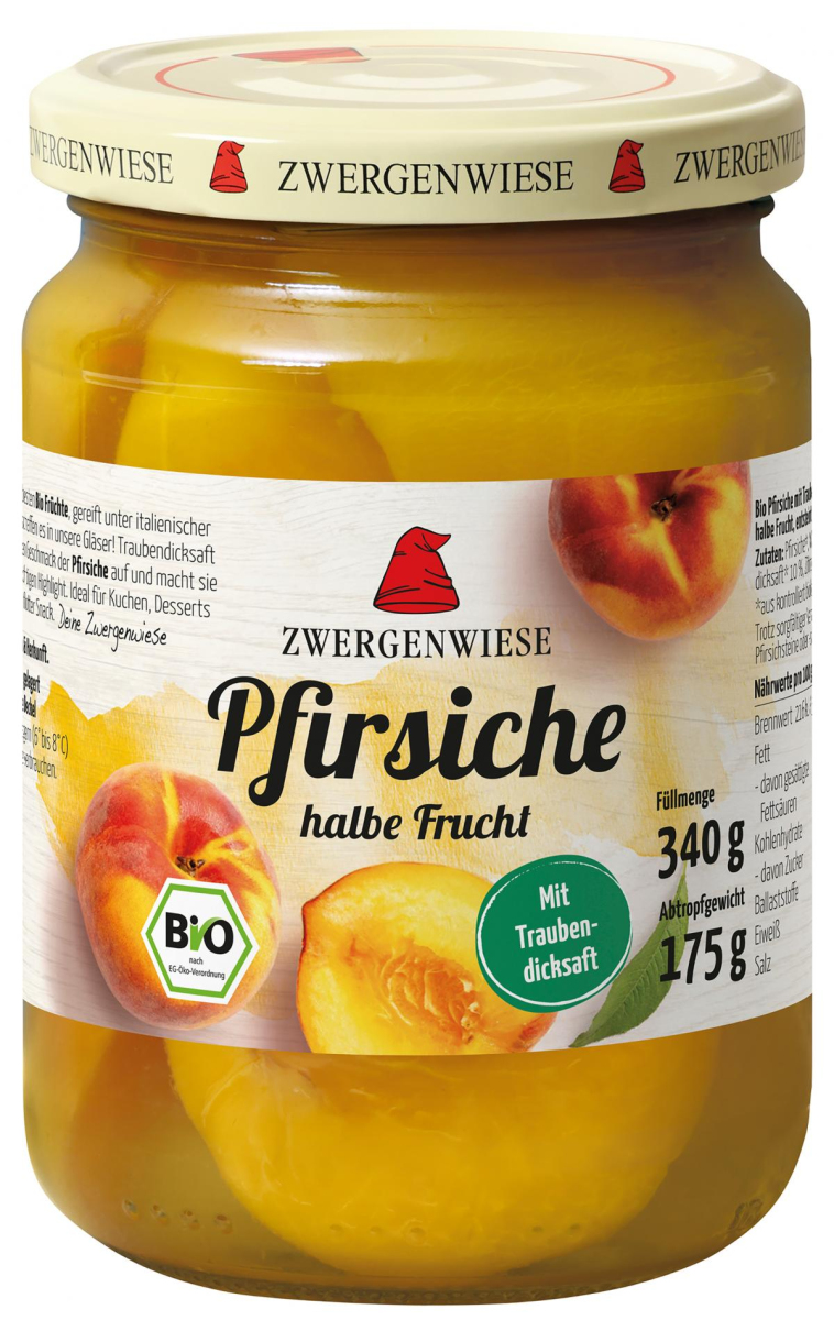 Pfirsiche halbe Frucht