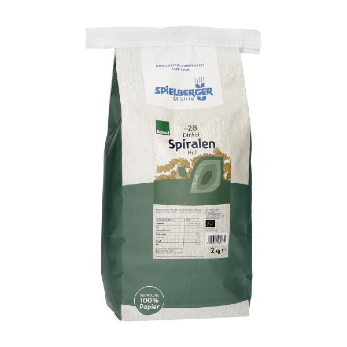 Dinkel Spiralen hell, 2kg