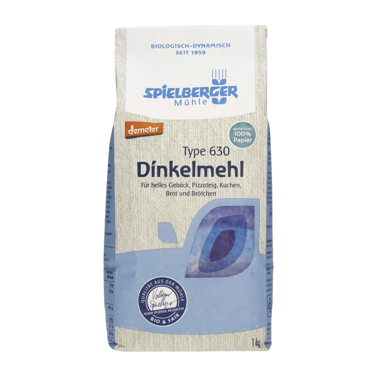 Dinkelmehl 630, demeter