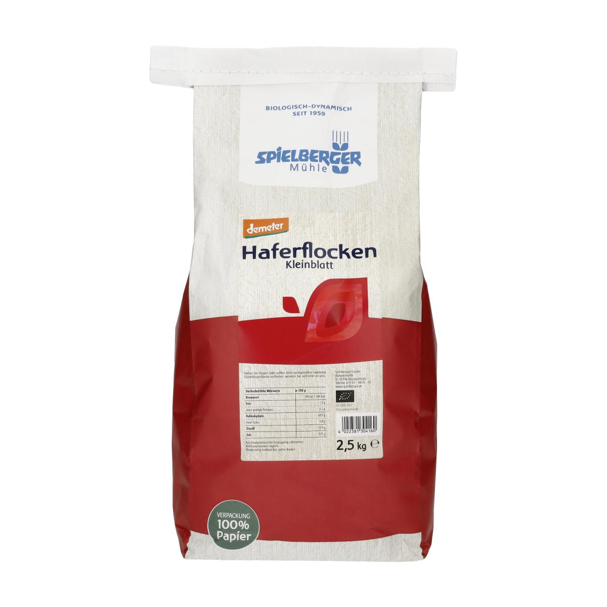 Haferflocken Kleinblatt 2,5kg - VORBESTELLUNG