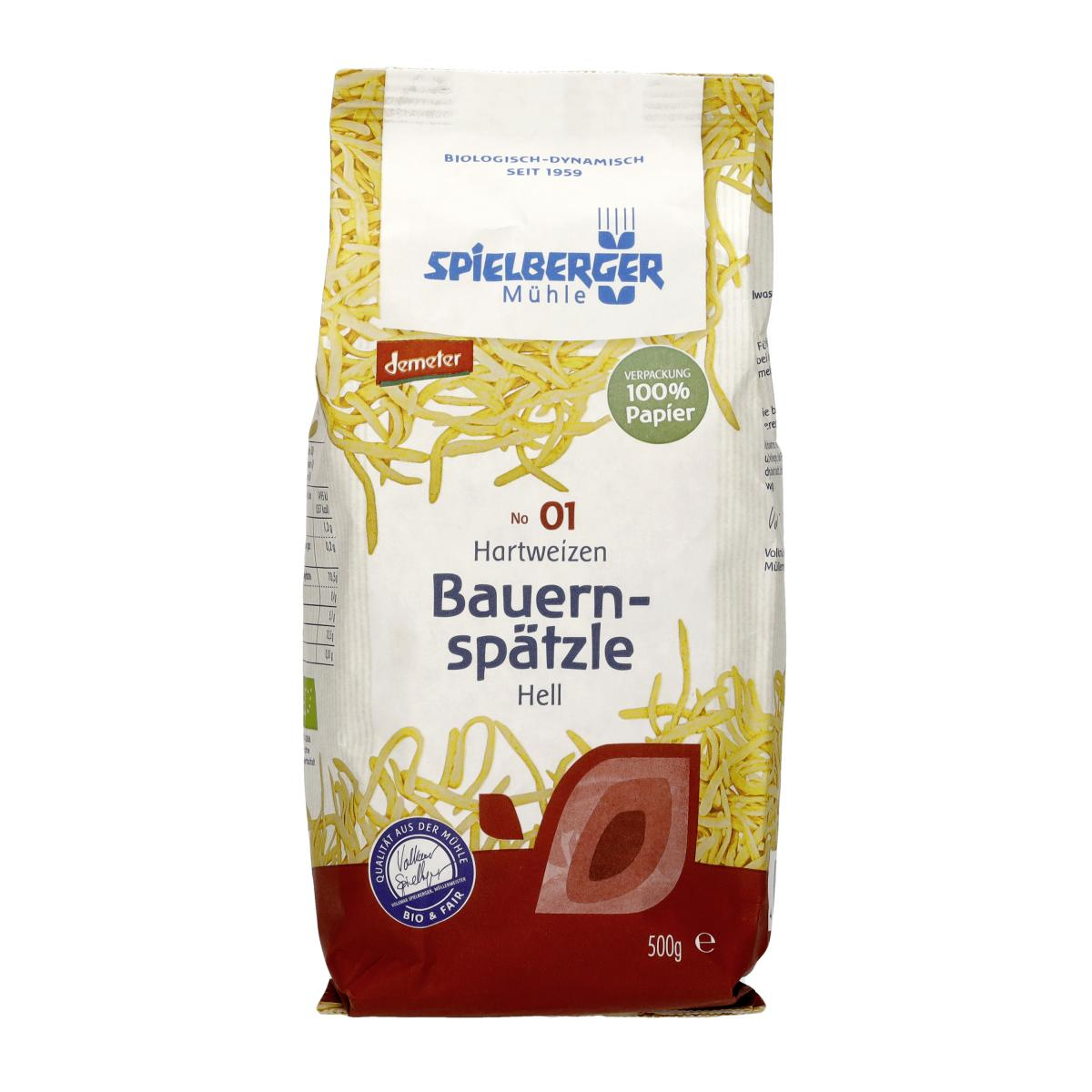 Hartweizen Bauernspätzle hell