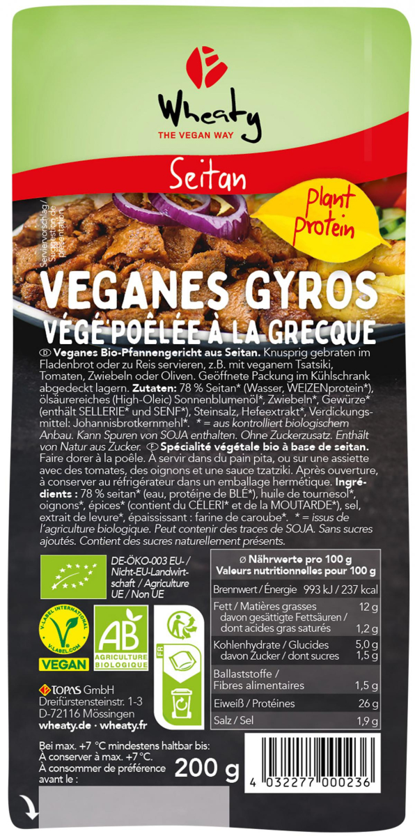 Vegankebab Gyros