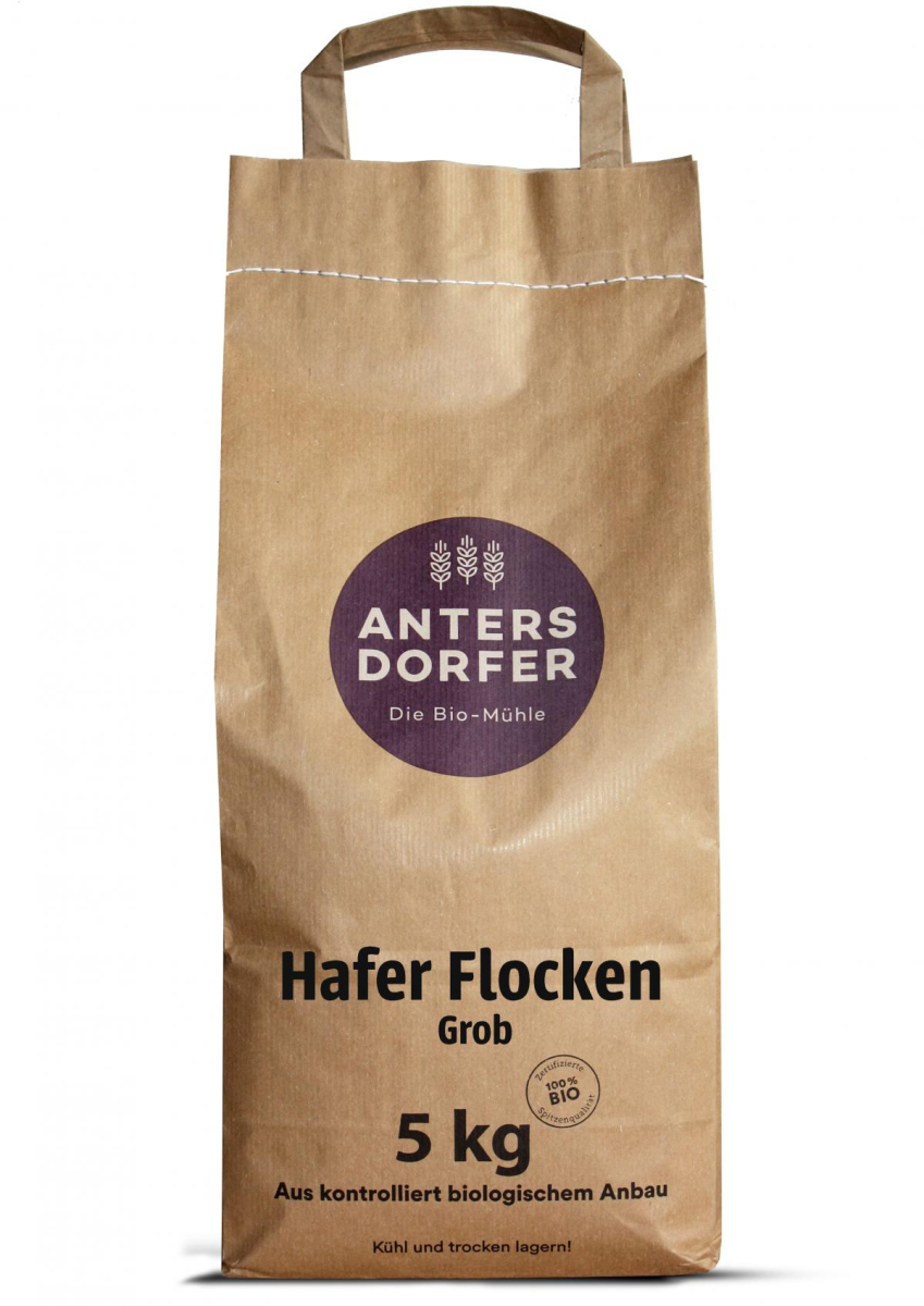 Haferflocken grob 5kg - VORBESTELLUNG