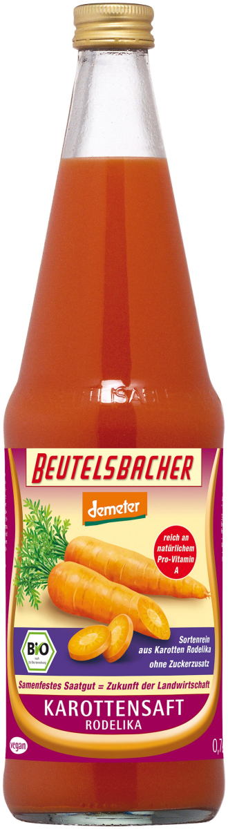 Karottensaft erntefrisch