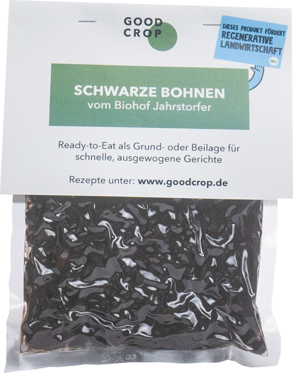 Black Turtle Bohnen, gegart