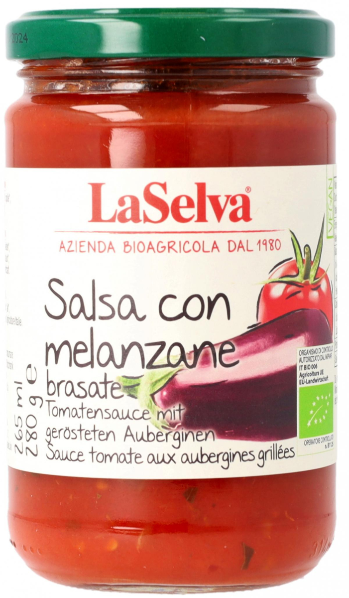 Tomatensauce geröst.Auberginen