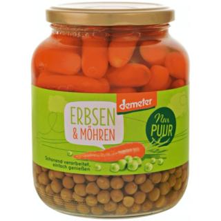 Erbsen & Möhren im Glas