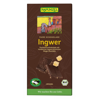 Zartbitter Schokolade Ingwer 55% HIH