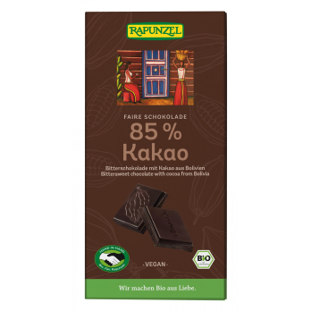 Bitterschokolade 85% Kakao HIH