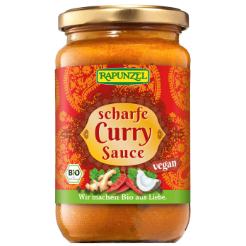 Curry-Sauce scharf