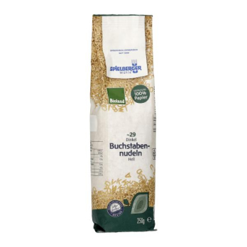 Dinkel-Buchstabennudeln