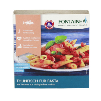 Thunfisch für Pasta -Tomate