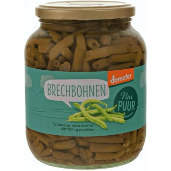 Brechbohnen im Glas