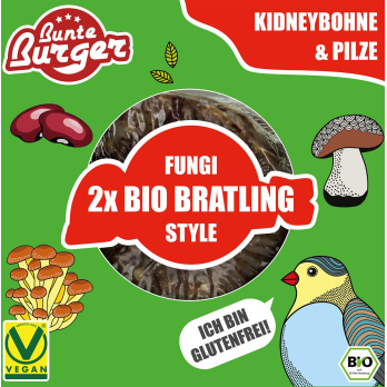 Bunte Burger Green Forest Funghi Style